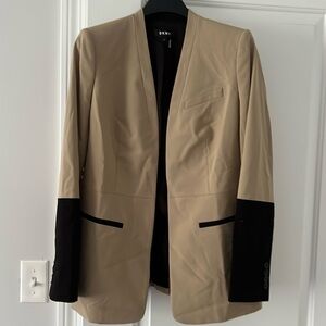 DKNY color block blazer.